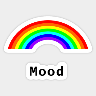 Mood Rainbow Sticker